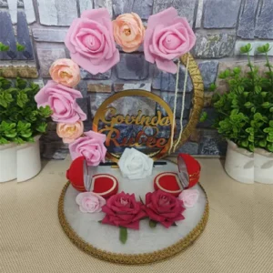 Engagement ring plate