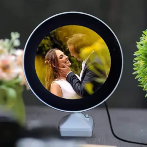 Magic mirror photo frame