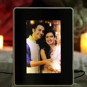 Magic mirror photo frame
