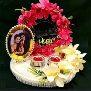 Engagement ring plate
