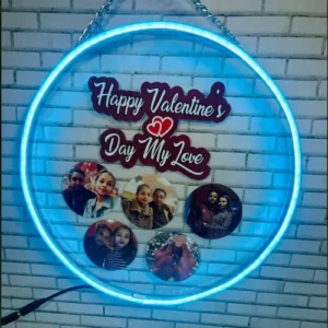 Customized neon photo frame