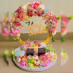 Engagement ring plate
