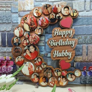 Customized birthday photo frame