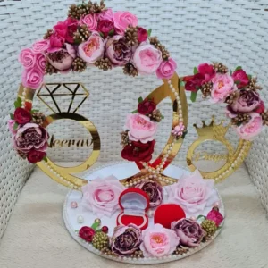Engagement ring plate