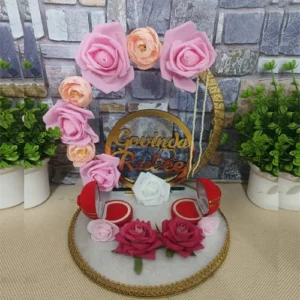 Engagement ring plate