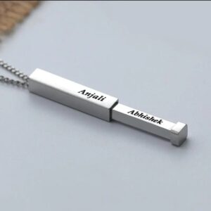 Bar pendant  with name