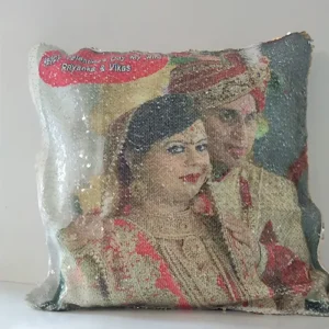 Couple magic cushion with name