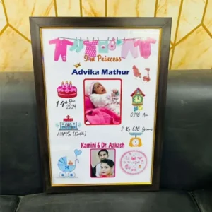 Born photo frame