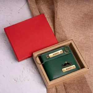 Wallet & keyring with name