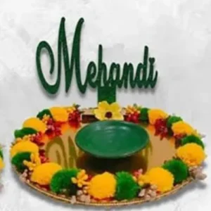 Mehandi plate