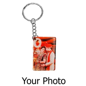 Key ring with photo