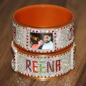 Photo bangle with name