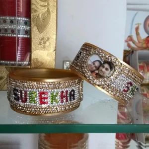 Photo bangle with name