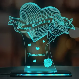 Birthday acrylic lamp