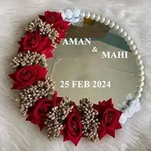 Wedding name frame